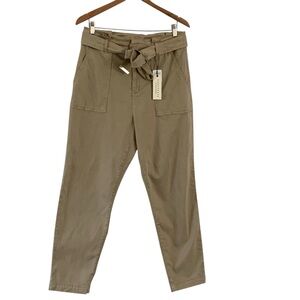 Sanctuary Standard Surplus Modern Paper Bag Waist Pants size 33 NWT High Rise